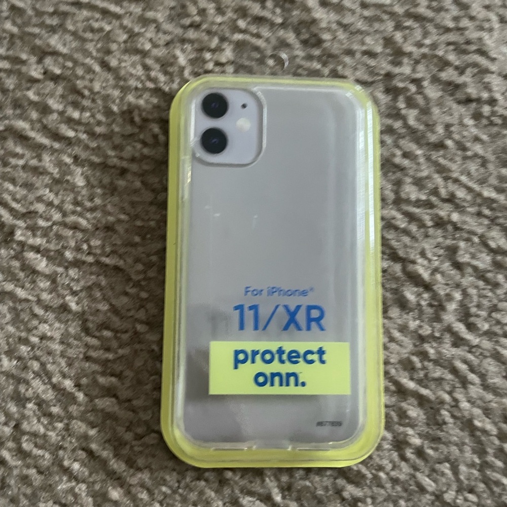 On Running Yellow iPhone 11/XR Case Minimalist Design